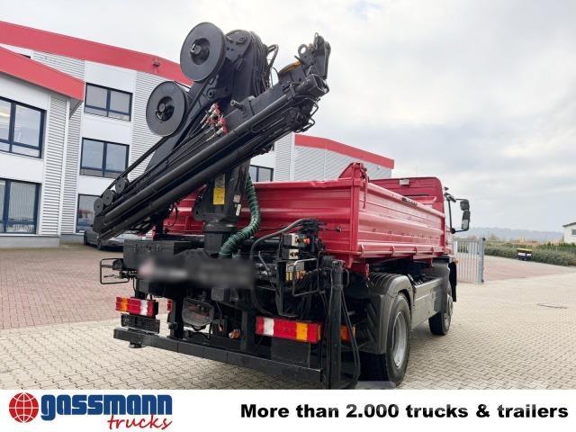 Mercedes-Benz Atego 1523 AK 4x4, Heckkran Hiab 085-3, 傾卸式卡車