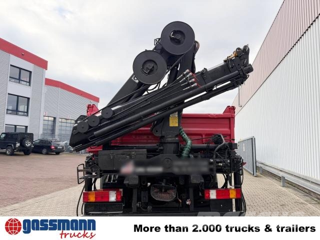 Mercedes-Benz Atego 1523 AK 4x4, Heckkran Hiab 085-3, 傾卸式卡車