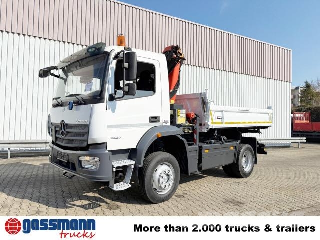 Mercedes-Benz Atego 1627/30 AK 4x4 mit Kran Palfinger PK8501-K 傾卸式卡車
