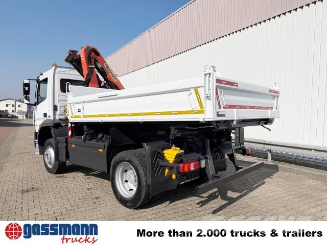 Mercedes-Benz Atego 1627/30 AK 4x4 mit Kran Palfinger PK8501-K 傾卸式卡車