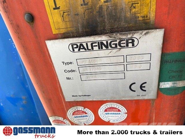 Mercedes-Benz Atego 1823 4x2 mit Kran Palfinger PK10500, Kipper 傾卸式卡車