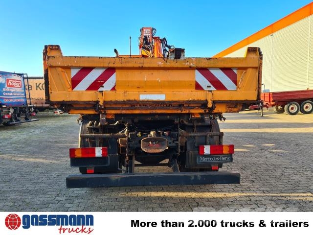 Mercedes-Benz Atego 1823 AK 4x4, Winterdienstausstattung, Kran 傾卸式卡車