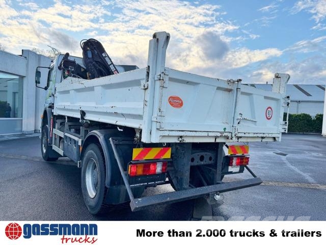Mercedes-Benz Atego 1823AK 4x4, Kran HIAB, Bordmatik 傾卸式卡車