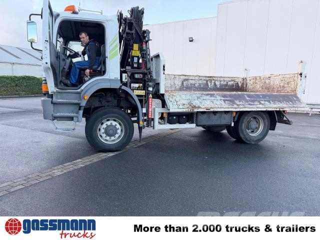 Mercedes-Benz Atego 1823AK 4x4, Kran HIAB, Bordmatik 傾卸式卡車