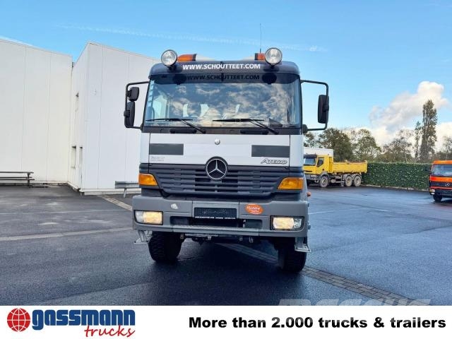 Mercedes-Benz Atego 1823AK 4x4, Kran HIAB, Bordmatik 傾卸式卡車