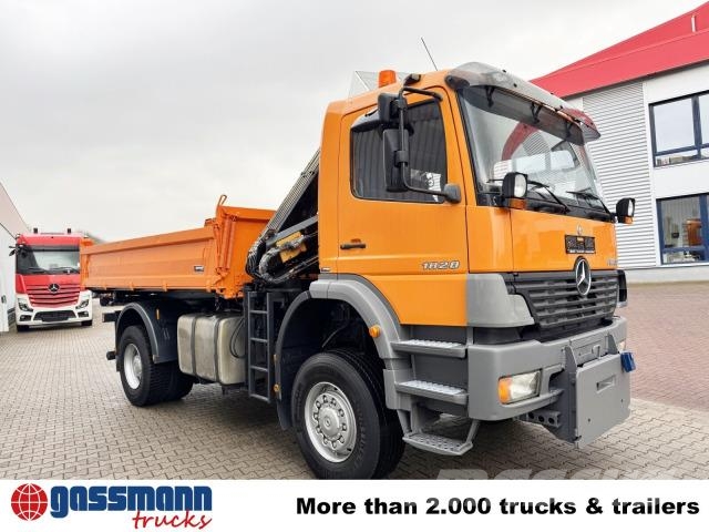 Mercedes-Benz Atego 1828 AK 4x4, Winterdienstausstattung, Kran 傾卸式卡車