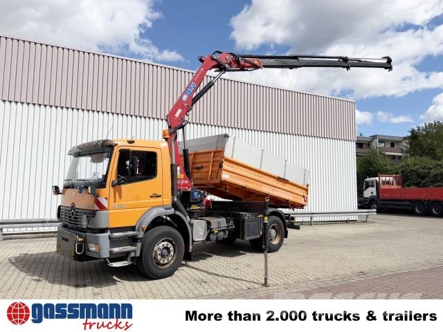 Mercedes-Benz Atego 1828 K 4x2, Winterdienstausstattung, Kran 傾卸式卡車