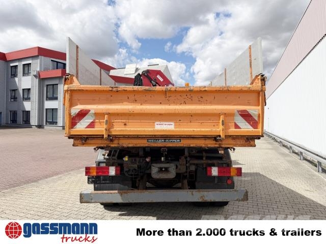 Mercedes-Benz Atego 1828 K 4x2, Winterdienstausstattung, Kran 傾卸式卡車