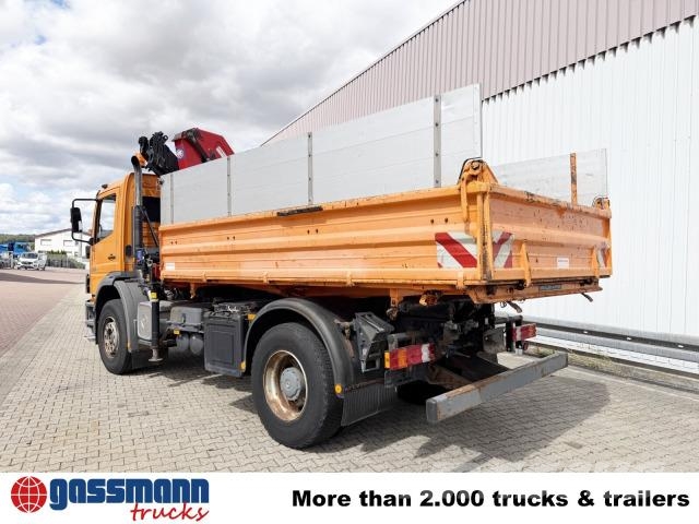 Mercedes-Benz Atego 1828 K 4x2, Winterdienstausstattung, Kran 傾卸式卡車