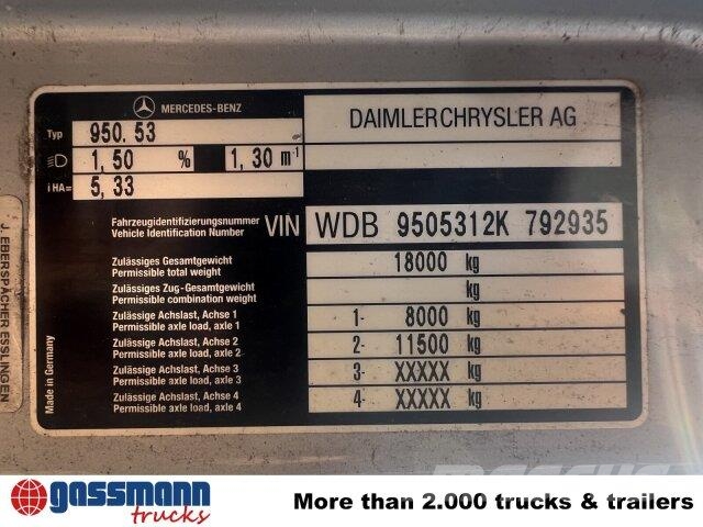 Mercedes-Benz Atego 1828 L 4x2, Rechtslenker, Kamioni-šasije