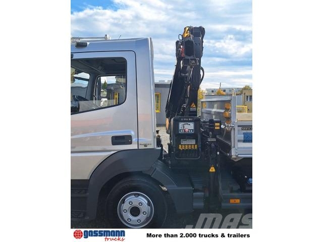 Mercedes-Benz Atego 3 1018 K 4x2 Hiab Kran 055 2 x AHK 自卸式货车