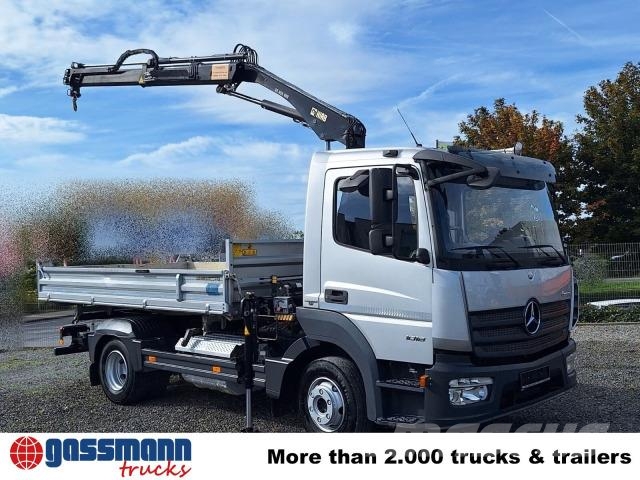 Mercedes-Benz Atego 3 1018 K 4x2 Hiab Kran 055 2 x AHK 自卸式货车