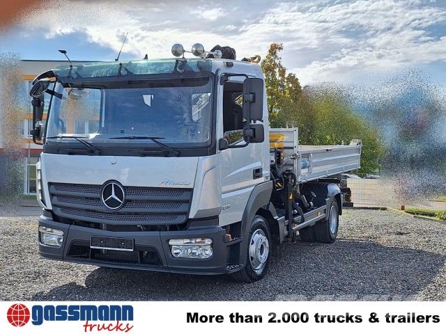 Mercedes-Benz Atego 3 1018 K 4x2 Hiab Kran 055 2 x AHK 自卸式货车