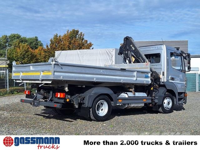 Mercedes-Benz Atego 3 1018 K 4x2 Hiab Kran 055 2 x AHK 自卸式货车