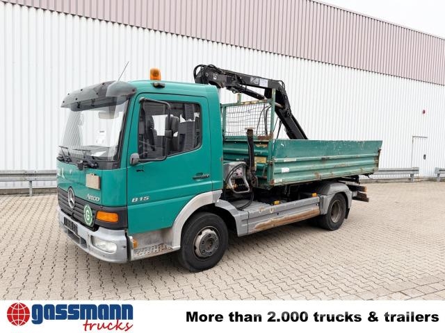 Mercedes-Benz Atego 815 K 4x2, Kran Hiab 066 B-2 CL, 2x AHK 傾卸式卡車