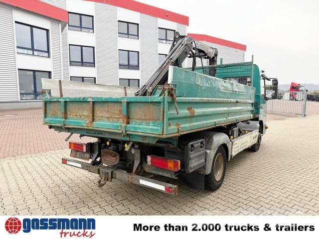 Mercedes-Benz Atego 815 K 4x2, Kran Hiab 066 B-2 CL, 2x AHK 傾卸式卡車