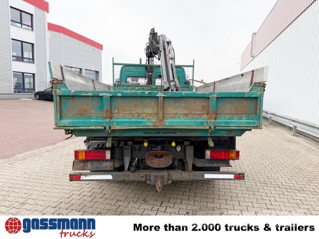 Mercedes-Benz Atego 815 K 4x2, Kran Hiab 066 B-2 CL, 2x AHK 傾卸式卡車