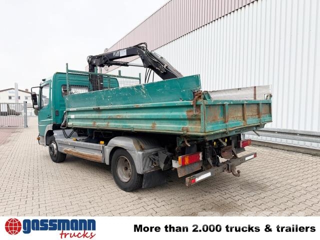 Mercedes-Benz Atego 815 K 4x2, Kran Hiab 066 B-2 CL, 2x AHK 傾卸式卡車