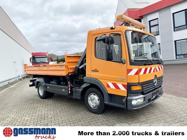 Mercedes-Benz Atego 815 K 4x2 mit Kran Hiab 055 B-1 CL 傾卸式卡車