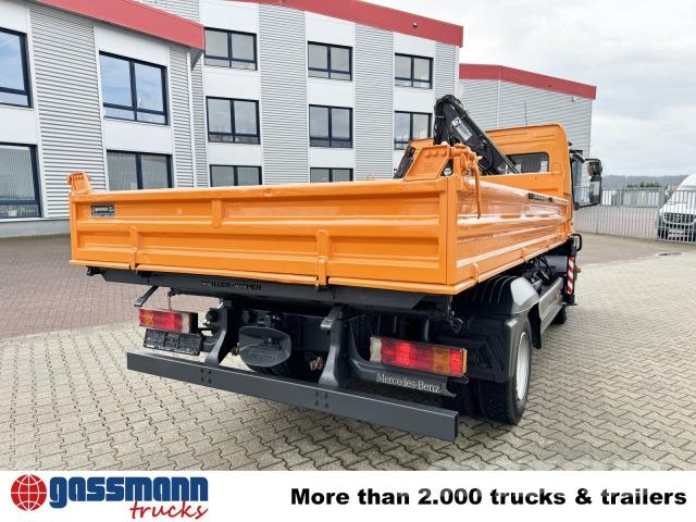 Mercedes-Benz Atego 815 K 4x2 mit Kran Hiab 055 B-1 CL 傾卸式卡車
