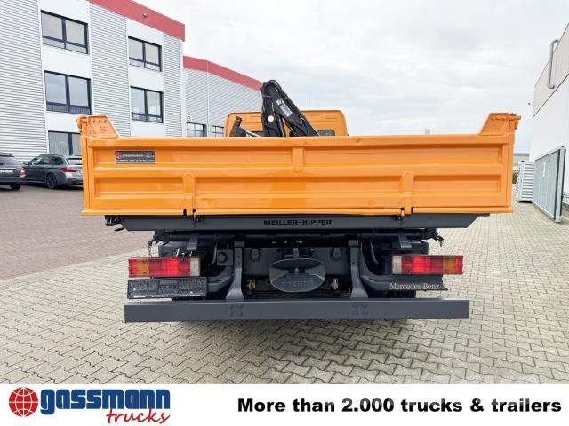 Mercedes-Benz Atego 815 K 4x2 mit Kran Hiab 055 B-1 CL 傾卸式卡車