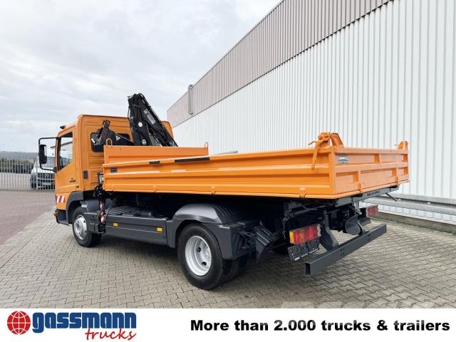 Mercedes-Benz Atego 815 K 4x2 mit Kran Hiab 055 B-1 CL 傾卸式卡車