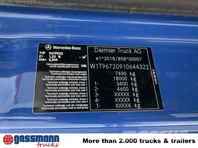 Mercedes-Benz Atego 816 K 4x2, 2x AHK, Meiller-Kipper, mehrfach Savivarčių priekabų vilkikai