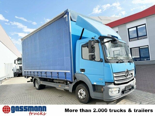 Mercedes-Benz Atego 816 L 4x2, Dautel LBW Pritschenwagen/Pritschenwagen mit Seitenklappe