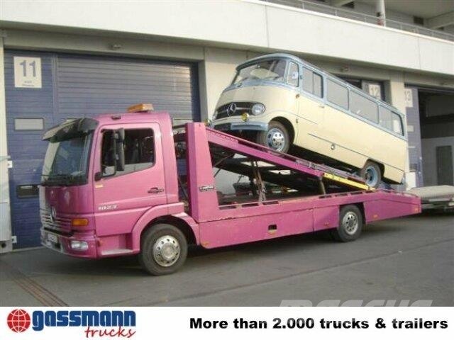 Mercedes-Benz Atego 817L 4x2, Autotransporter, 2x VORHANDEN! Autotransportere / Knæklad