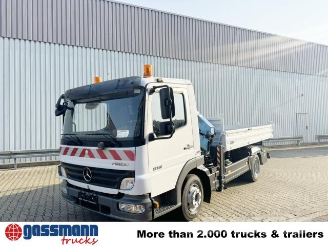 Mercedes-Benz Atego 818 K 4x2 mit Kran Atlas AK 50.1-A2 傾卸式卡車