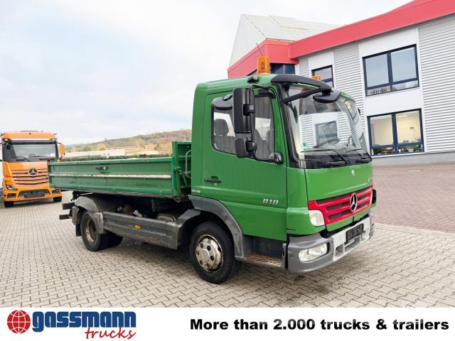 Mercedes-Benz Atego 818 K 4x2, 2x AHK 傾卸式卡車