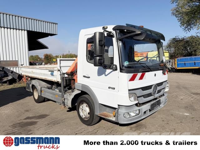 Mercedes-Benz Atego 818 K 4x2, 2x AHK, Kran Palfinger PK7001-K Kipper