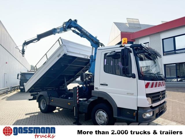 Mercedes-Benz Atego 818 K 4x2 mit Kran Atlas AK 50.1-A2 傾卸式卡車