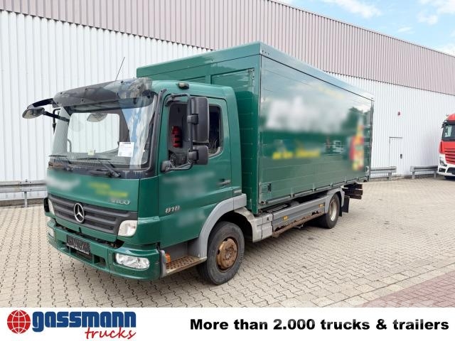 Mercedes-Benz Atego 818 L 4x2, Getränkekoffer, 2x AHK Box trucks