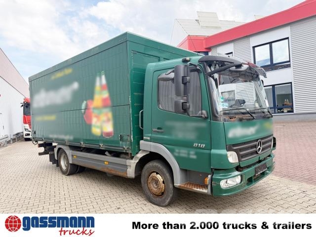 Mercedes-Benz Atego 818 L 4x2, Getränkekoffer, 2x AHK Box trucks