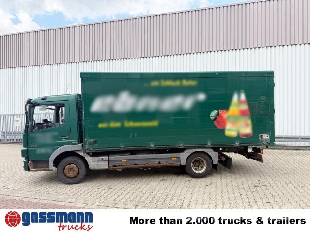 Mercedes-Benz Atego 818 L 4x2, Getränkekoffer, 2x AHK Box trucks
