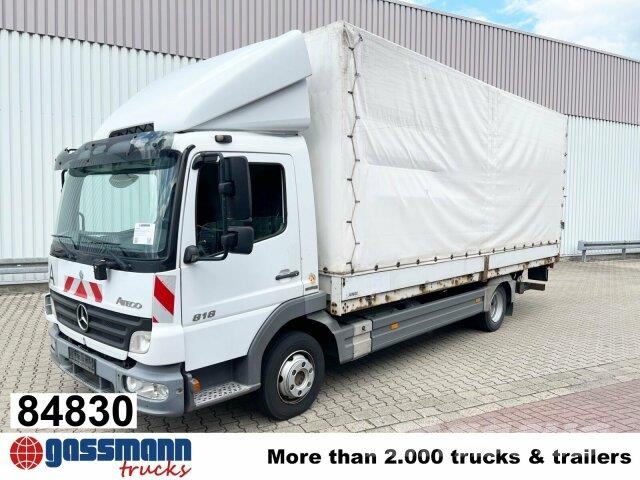 Mercedes-Benz Atego 818 L 4x2 mit LBW BÄR Pritschenwagen/Pritschenwagen mit Seitenklappe