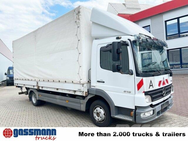 Mercedes-Benz Atego 818 L 4x2 mit LBW BÄR Pritschenwagen/Pritschenwagen mit Seitenklappe