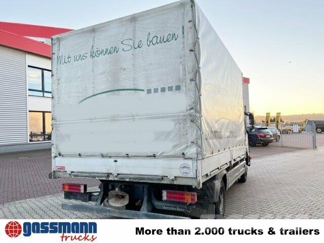 Mercedes-Benz Atego 822 4x2, Doka mit Kombisitzbank Flatbed / Dropside trucks