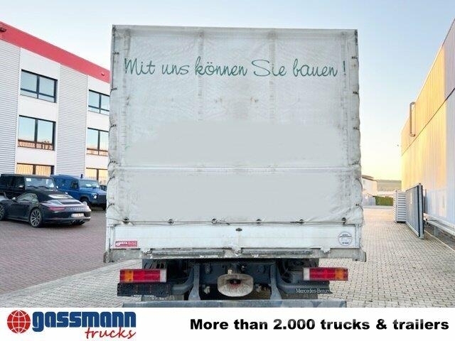 Mercedes-Benz Atego 822 4x2, Doka mit Kombisitzbank Flatbed / Dropside trucks