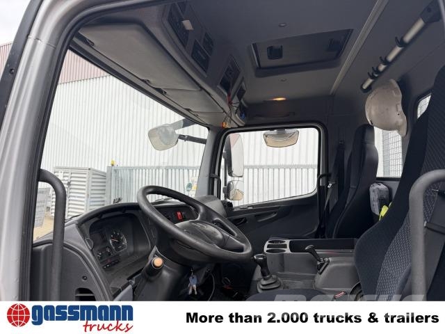 Mercedes-Benz Atego 822 L 4x2 mit Heckkran MKG HLK76-a2, Грузовики-платформы/боковая разгрузка