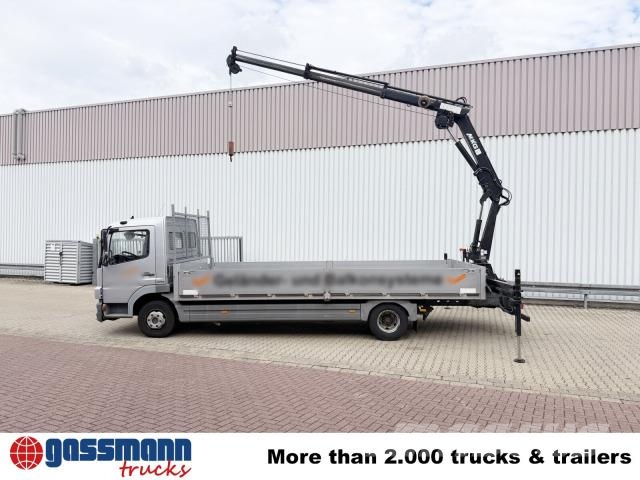 Mercedes-Benz Atego 822 L 4x2 mit Heckkran MKG HLK76-a2, Грузовики-платформы/боковая разгрузка