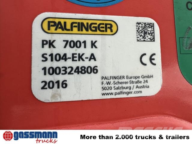 Mercedes-Benz Atego 823 K 4x2, Kran Palfinger PK 7001 K, Kipper