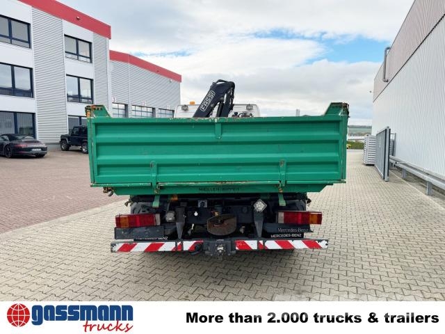 Mercedes-Benz Atego 918 KK 4x2, 2x AHK, Kran Fassi F65 傾卸式卡車