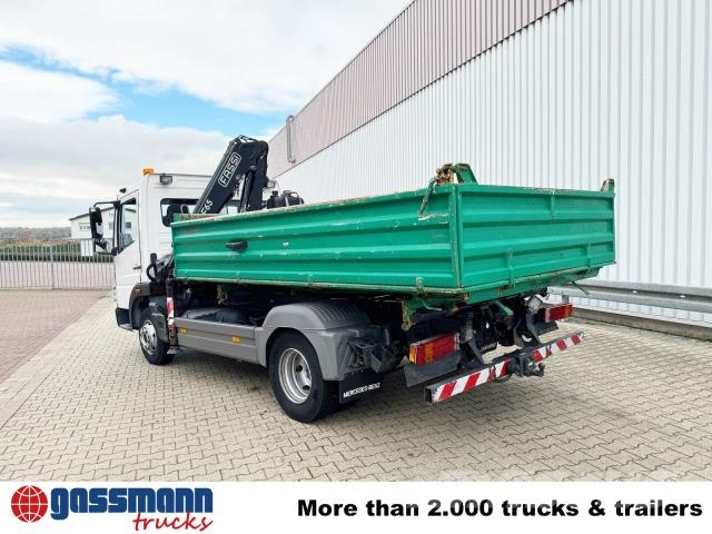Mercedes-Benz Atego 918 KK 4x2, 2x AHK, Kran Fassi F65 傾卸式卡車