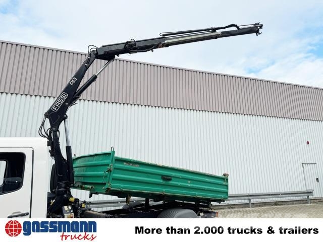 Mercedes-Benz Atego 918 KK 4x2, 2x AHK, Kran Fassi F65 傾卸式卡車