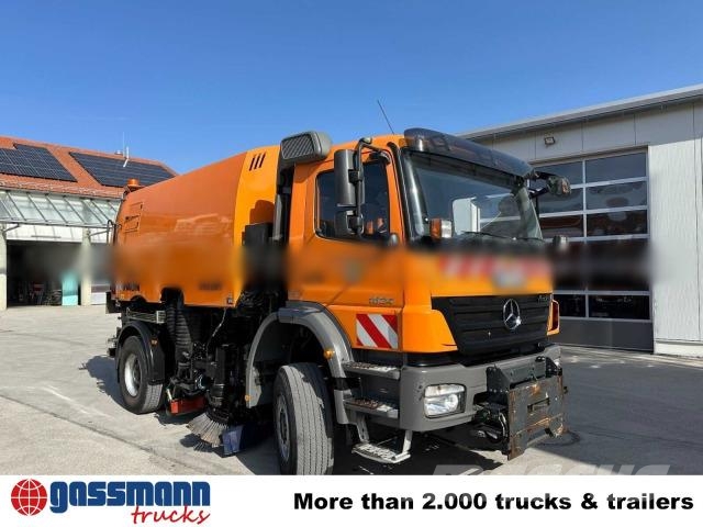 Mercedes-Benz Axor 1824 AK 4x4, Kehrmaschine FAUN Viajet 扫地机