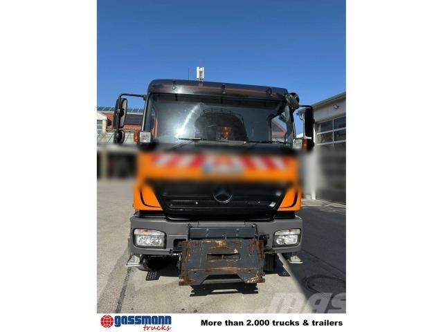 Mercedes-Benz Axor 1824 AK 4x4, Kehrmaschine FAUN Viajet 扫地机