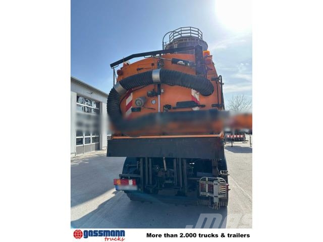 Mercedes-Benz Axor 1824 AK 4x4, Kehrmaschine FAUN Viajet 扫地机