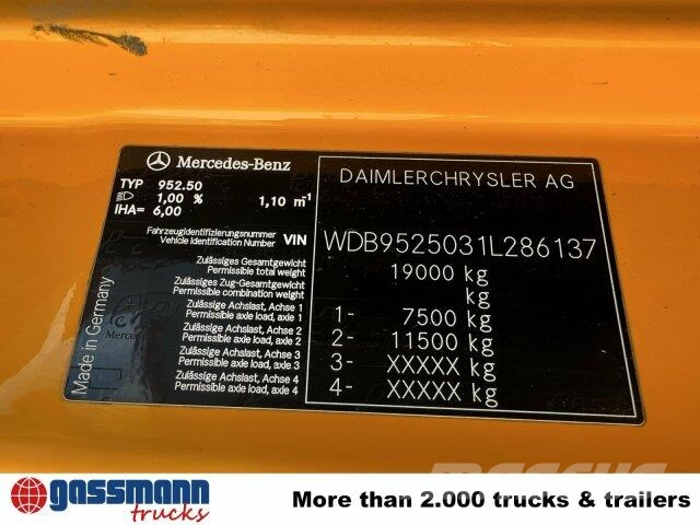 Mercedes-Benz Axor 1824 K 4x2, AMV Hubsteiger + Kompressor, Funk 其他貨車